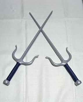 ヌンティー釵　卍釵　琉球古武道 ヌンティー釵 卍釵 ステンレス 武叉 沖縄空手 サイ - メルカリ