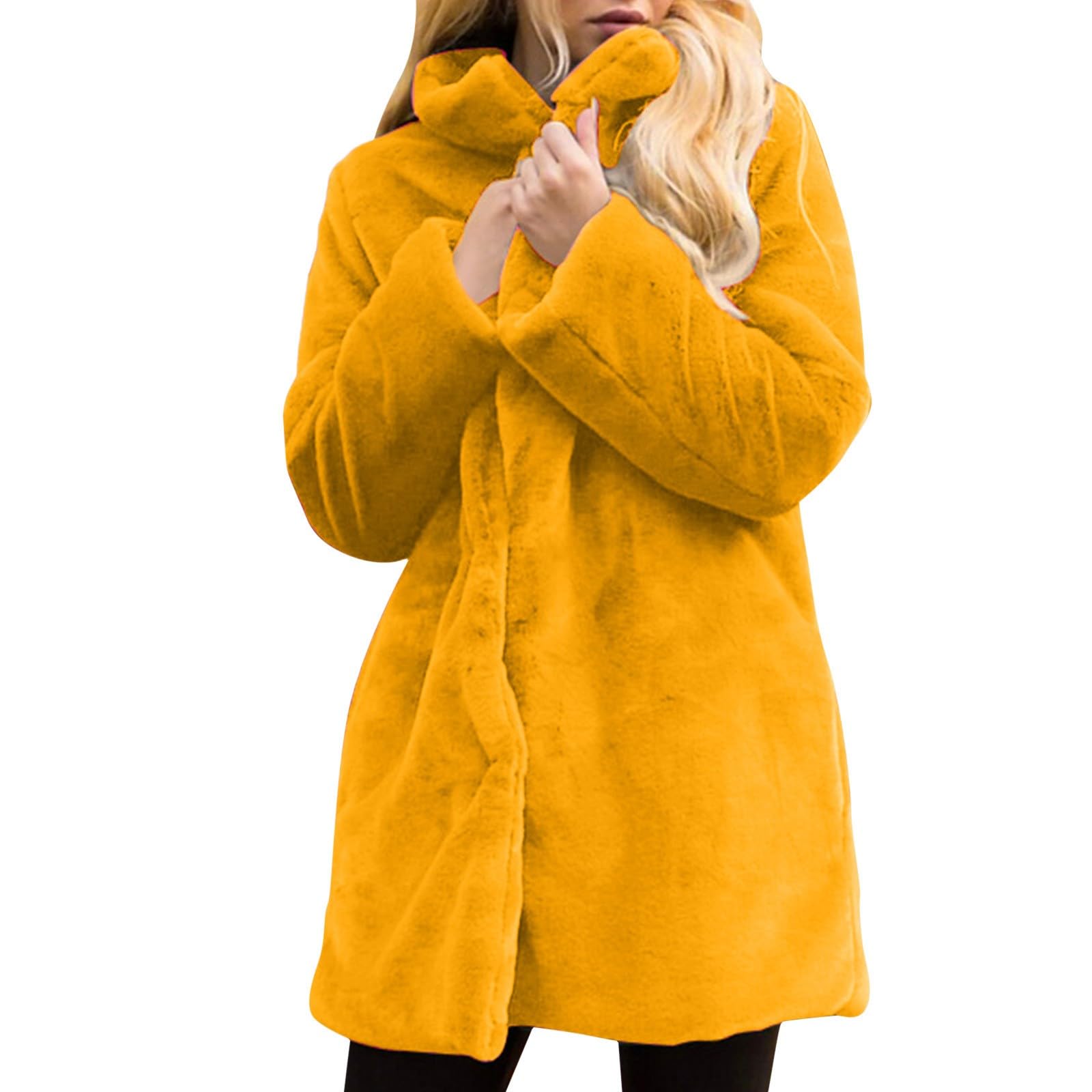 Chaquetas de Punto para Mujer Largo - Abrigo Softshell para Mujer Abrigo de Invierno Elegante Abrigo Acolchado Abrigo de Lana de Invierno Largo Beige Chaquetas de Mujer para Transición Tallas