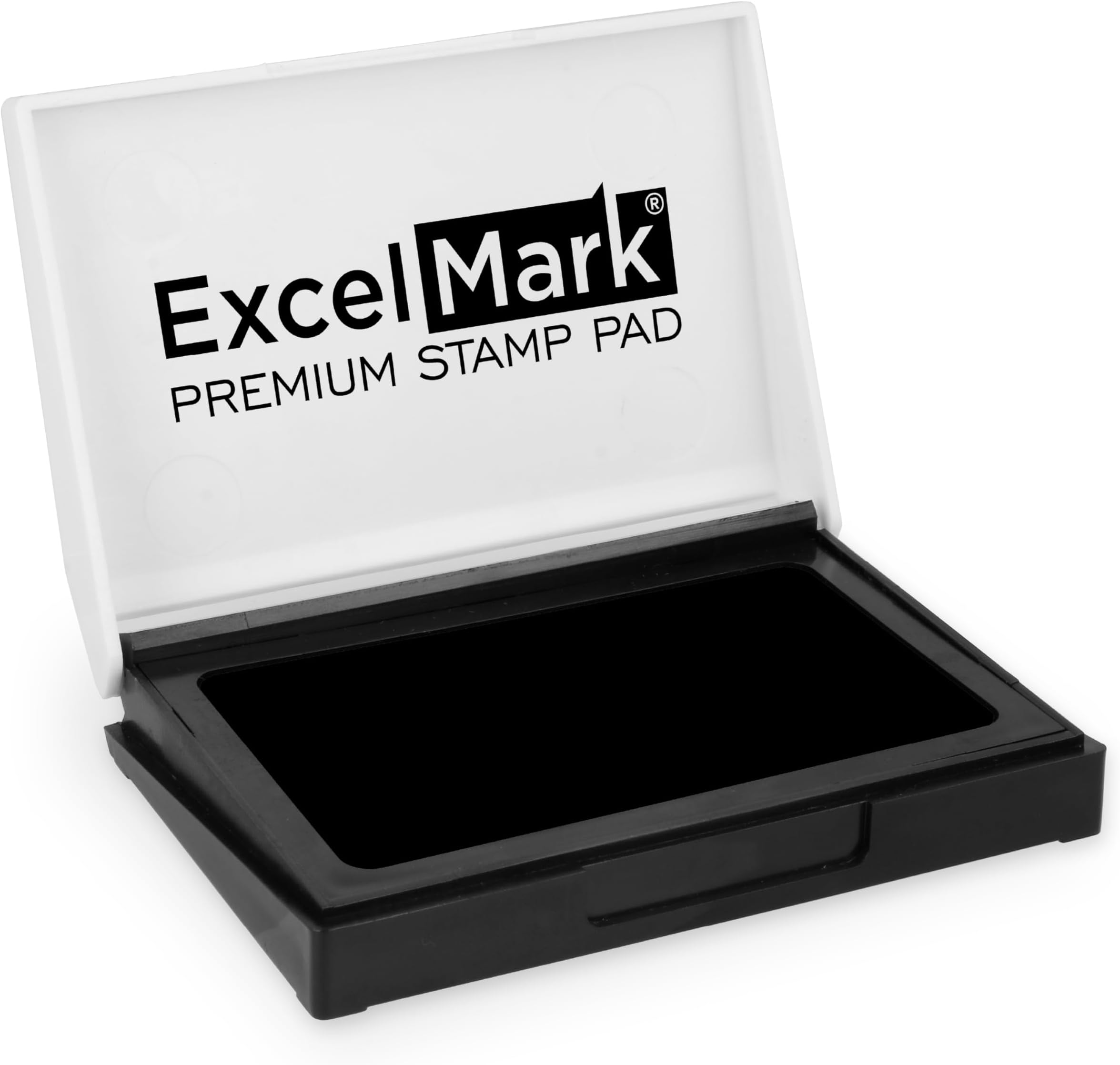 ExcelMark Ink Pad for Rubber Stamps 1-7/8"by 3-1/8"- Black