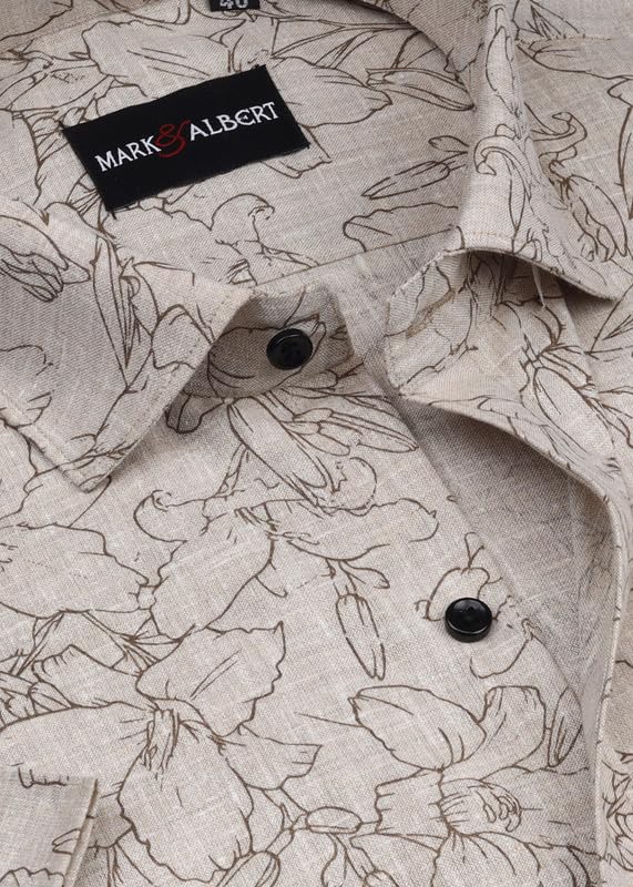Image of Men's Half Sleeve Linen Shirt