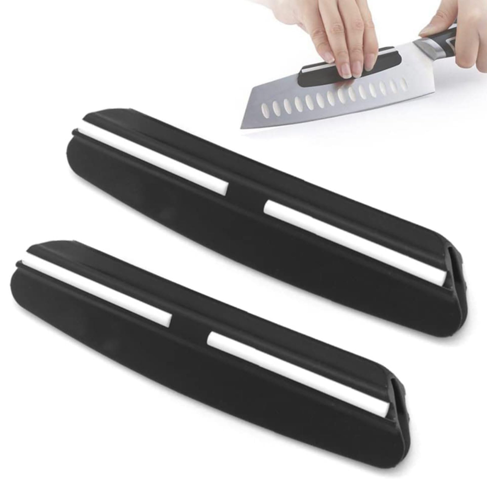 2 Pack 15 Degree Sharpening Angle Guides, Whetstone Sharpener Holder, Universal Grinding Tool for Whetstone, Diamond Stone & Home Workshop Use