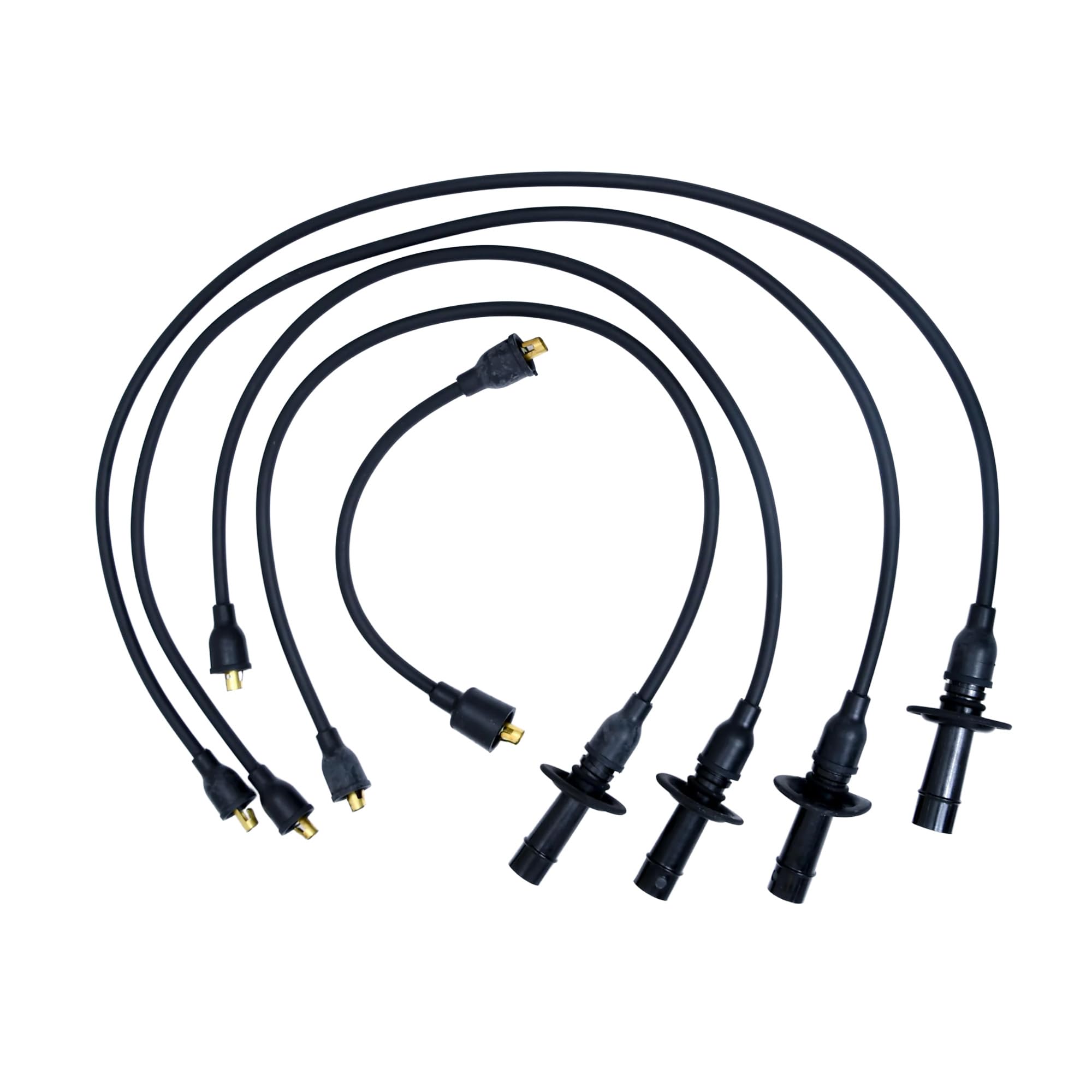 Pertronix 704101 Flame-Thrower Black Custom Fit 4 Cylinder Spark Plug Wire