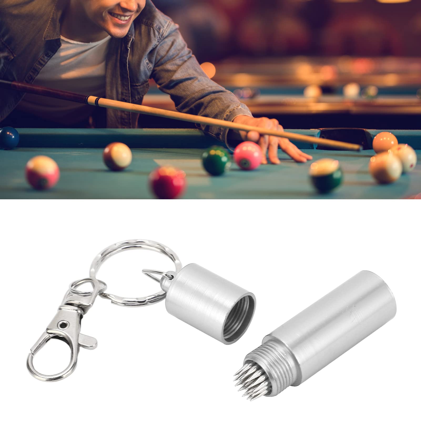 Entraîneur De Frappe Transparent Pour Billard Et Snooker - Outil De Précision - Résine 6 Cm