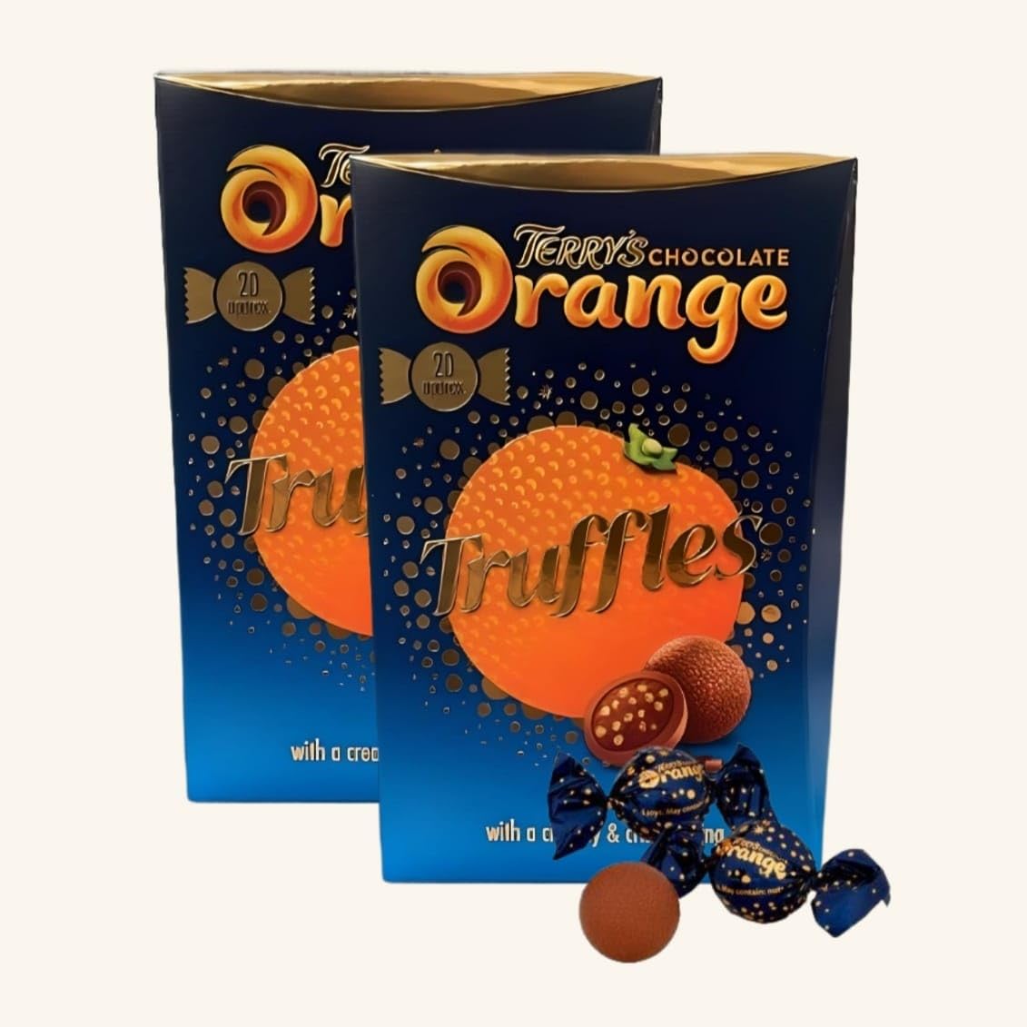 Chocolate Orange Truffles Gift Box 200g, Pack of 2