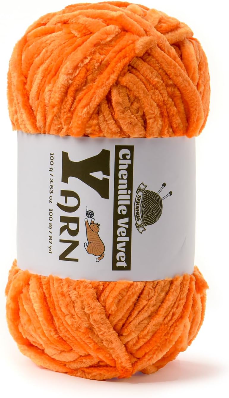 Soft Chenille Knitting Wool - 100G Chunky Yarn In 42 Togo - Foto 12
