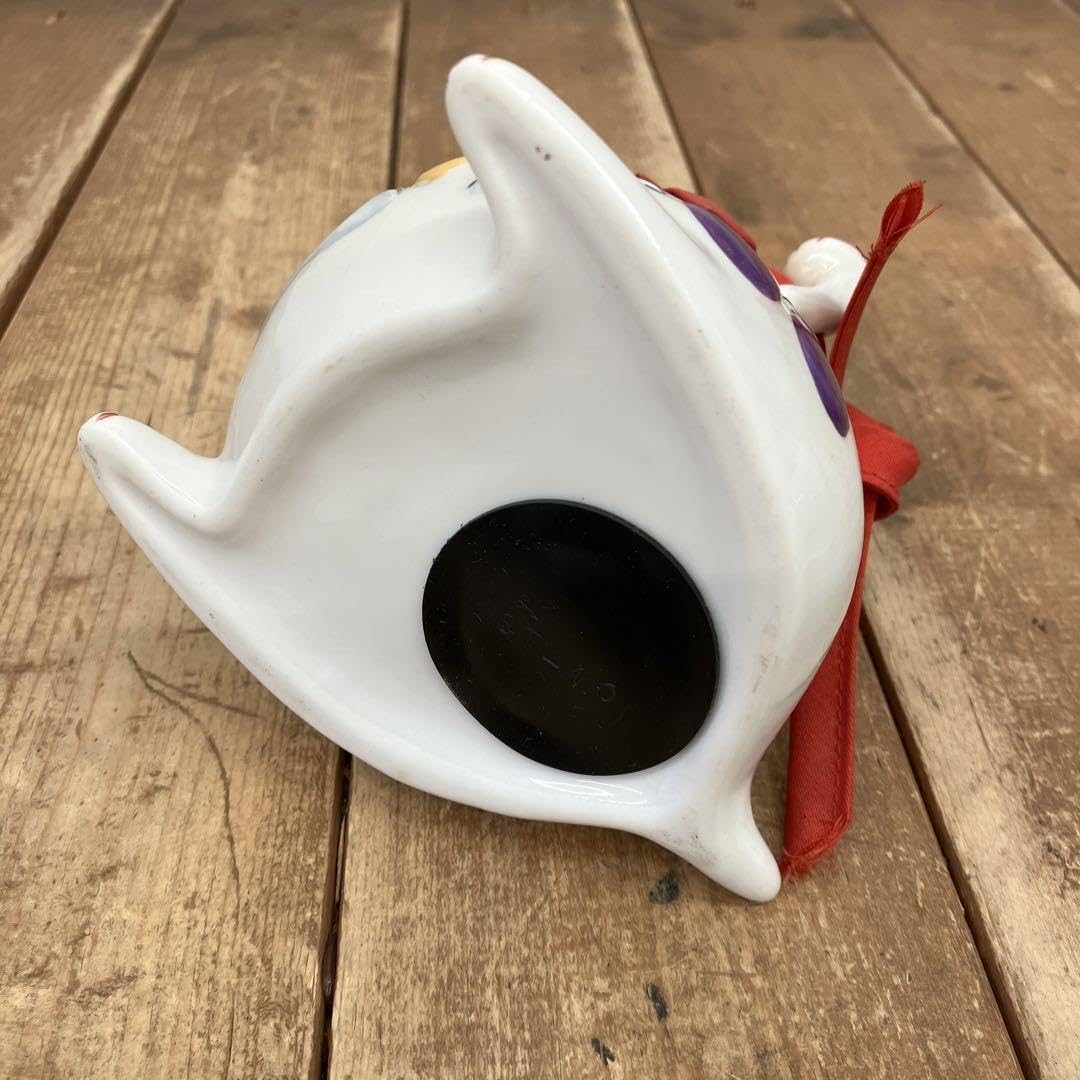 Amazon.co.jp: レトロ 猫舎道楽堂 陶器製 招き猫 まねきねこ 万歳 両手