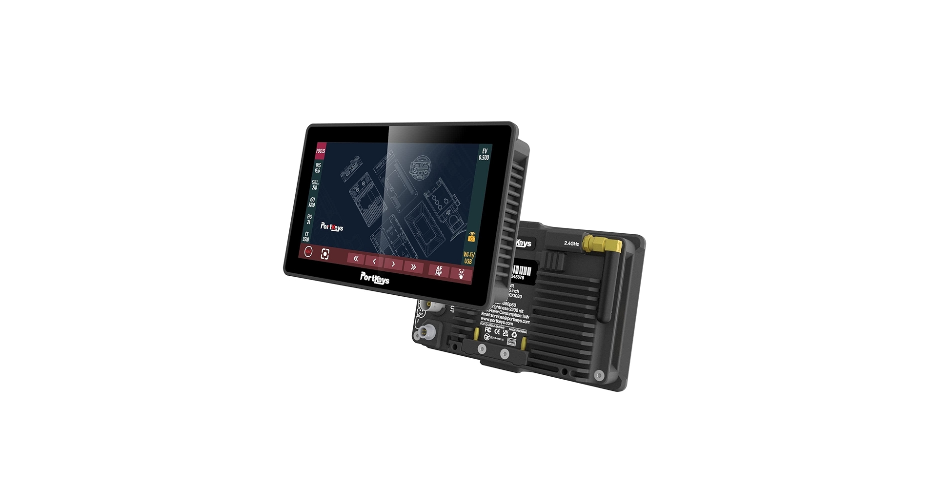 Amazon | Portkeys BM5 III WR 5.5 インチ HDMI タッチ