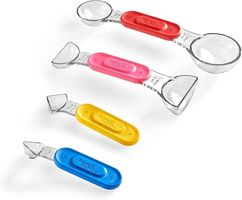 Miniatura 6 de hand2mind Rainbow Fraction Measuring Spoons, Kids Montessori Kitchen Tools, Toddler Cooking Tools, Sensory Table Materials, Fraction Manipulatives,