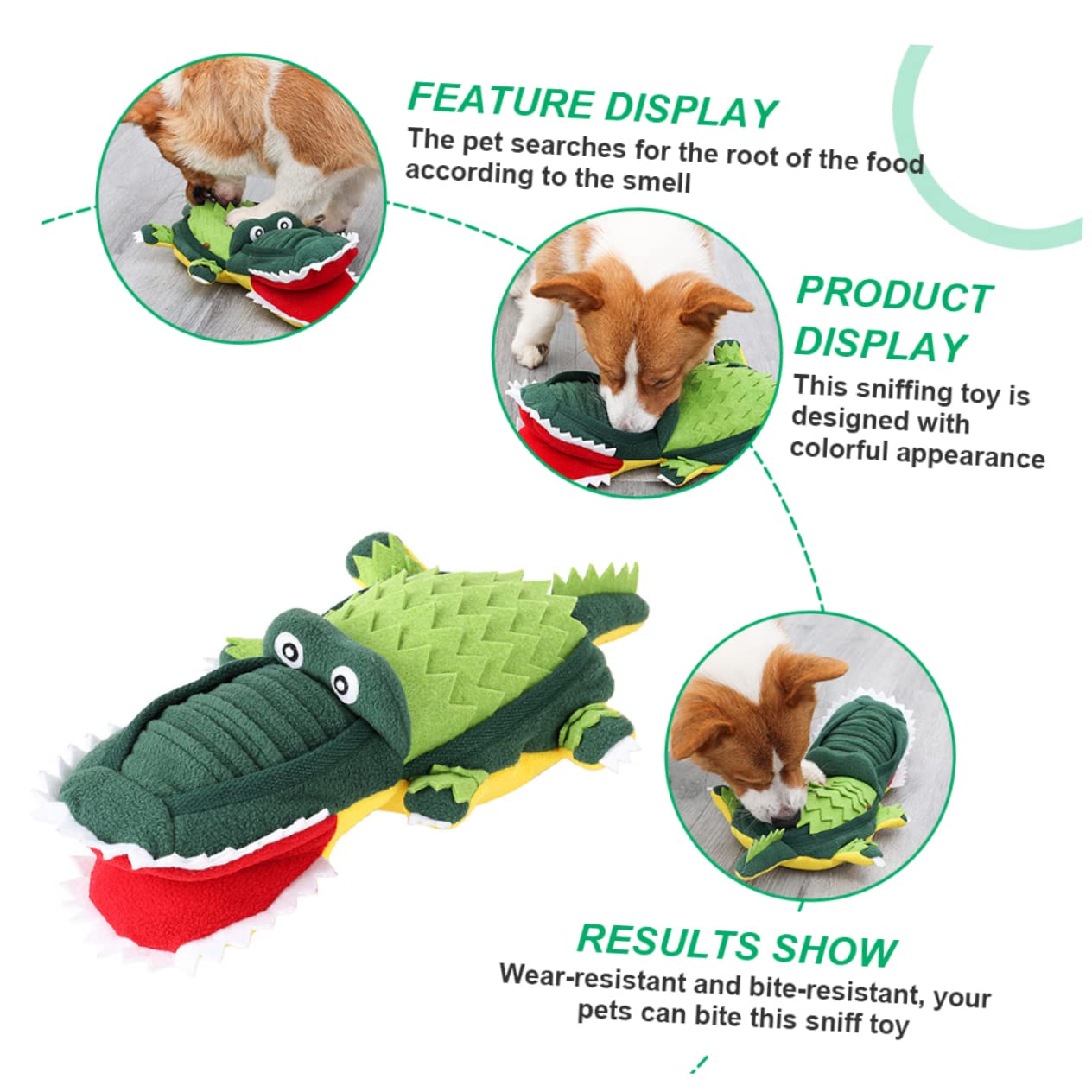 Toddmomy Juguete De Peluche Masticable para Perros Juguete De Entrenamiento Comida Escondida para Cachorros