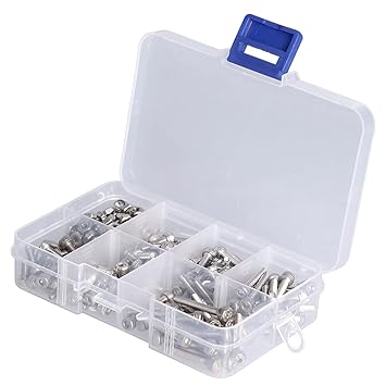 Bolts Nuts, 304 Stainless Steel Cap Hex Bolt Nut Set 6 Most Common Sizes Fastener for Industrial for Construction for Machinery'$