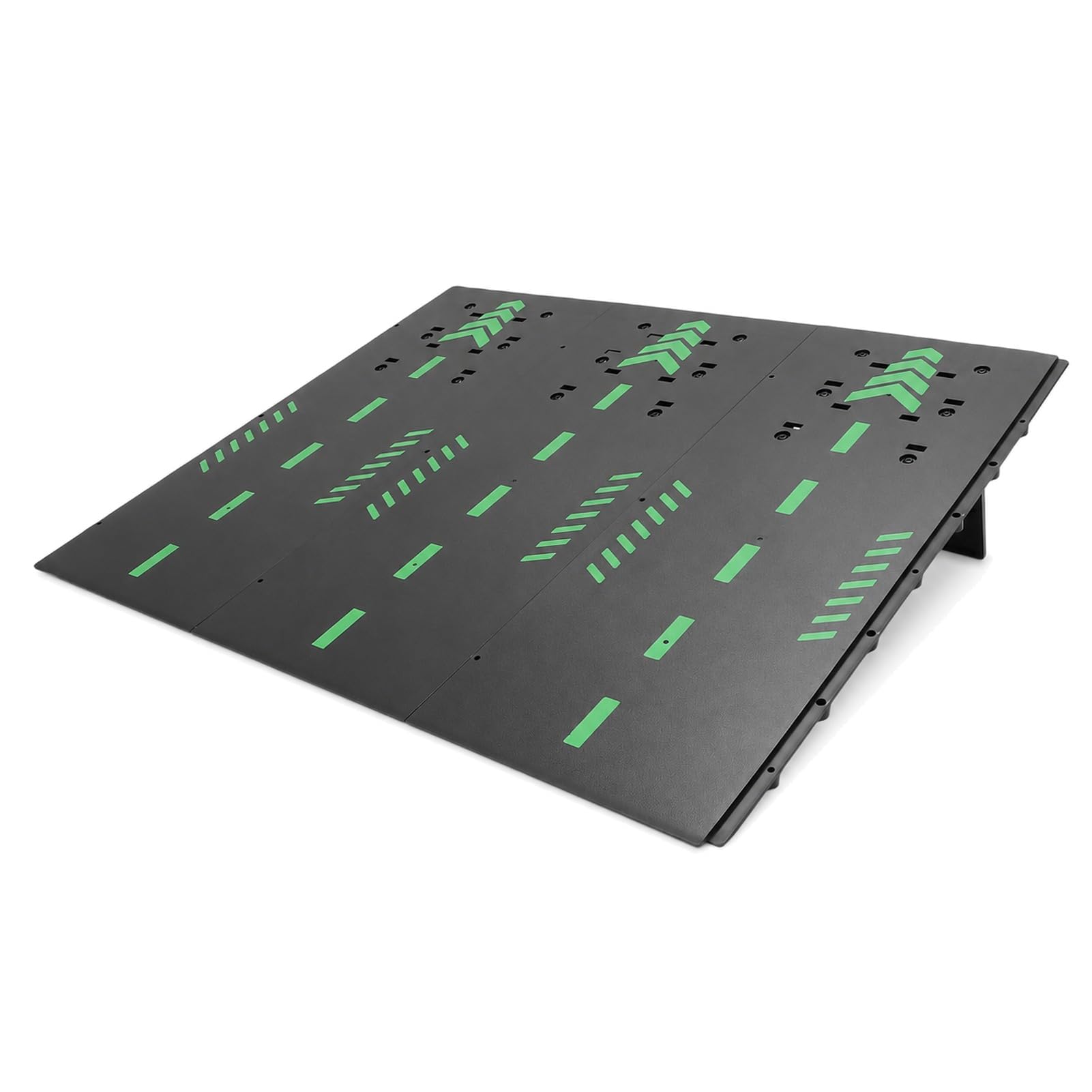 Tablero de Despegue de Rampa de Salto de Coche RC, Juego de Acrobacias RC para Coche de Control Remoto 1/12 1/14 /16/18 /24, Rampa para Acción de Acrobacias de Salto (Black)