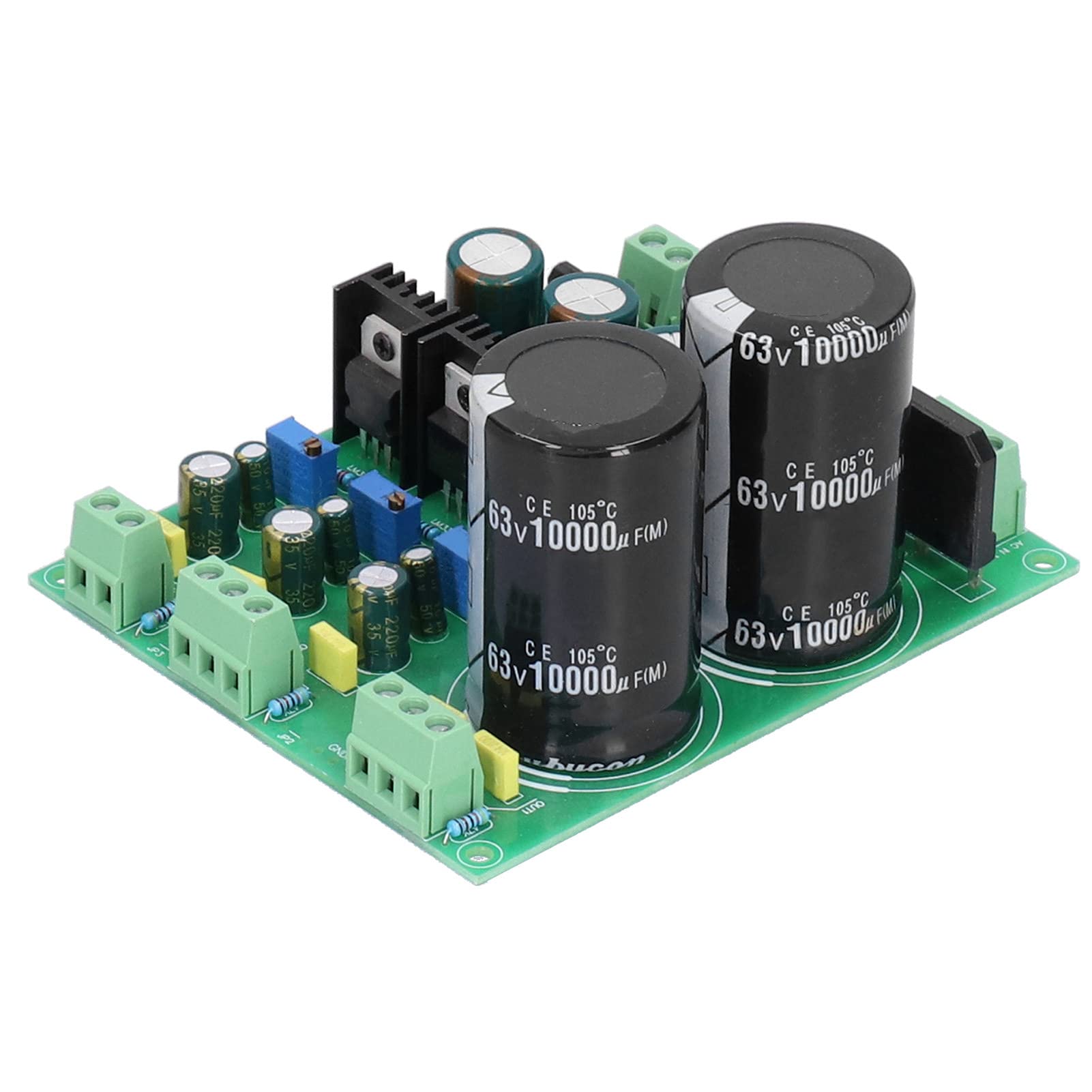 Moduł podwójnego wzmacniacza z filtrem Mavaol. Przemysłowy element elektroniczny