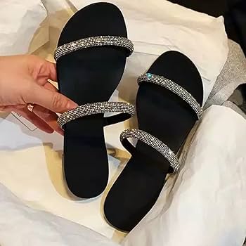 Sandals with diamonds on them Clearance