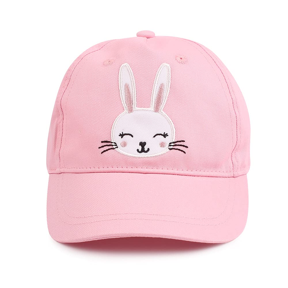 XIAOHAWANG Coton Enfant Casquette Broderie Ours Lapin Chapeau pour Bébé Fille Garçon Chapeaux De Soleil 6 Mois-10 Ans - 2