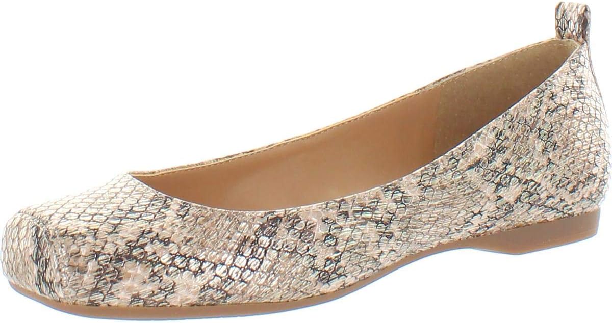 Jessica Simpson womens Mickella Ballet Flat, Gold Snake, 5 US
