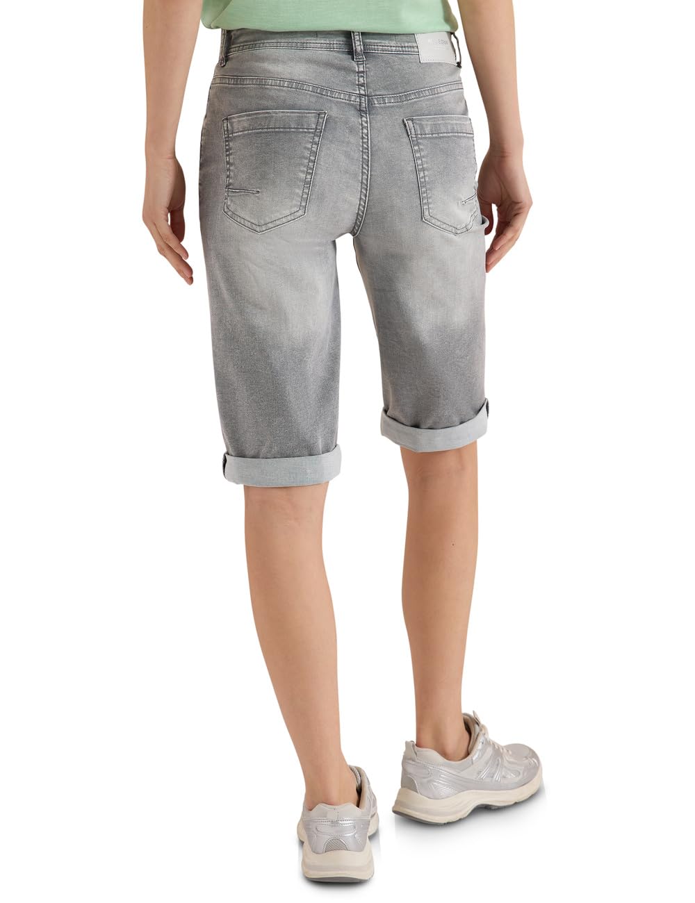 Cecil 3817771 - Short en Jean Coupe Droite - Bermuda/Short - Femme