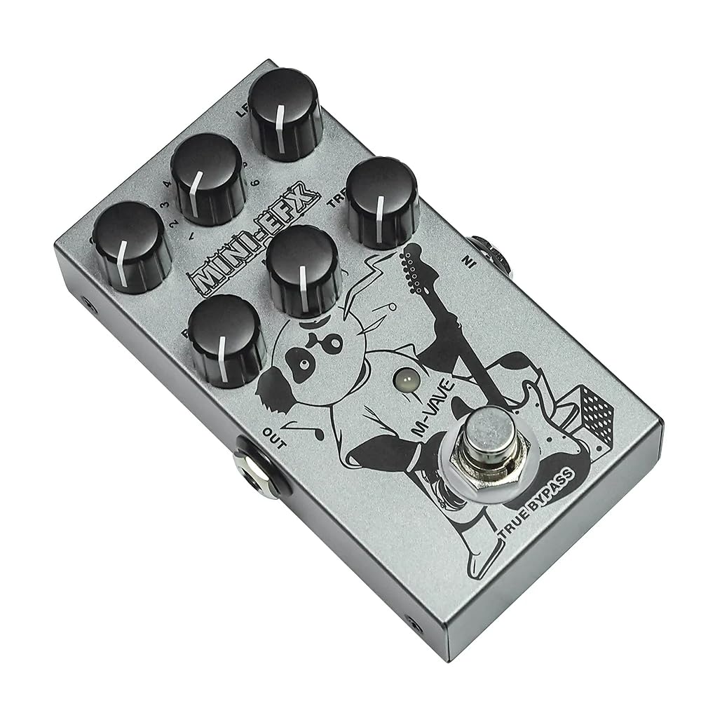 M-Vave Mini-Efx - Pedale multieffetto 4 effetti overdrive 4 effetti di distorsione Boost