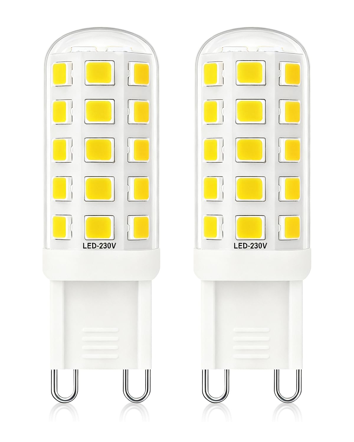 Mizlay 8er Leuchtmittel G9 LED Warmweiß 2700K, Lampe LED G9