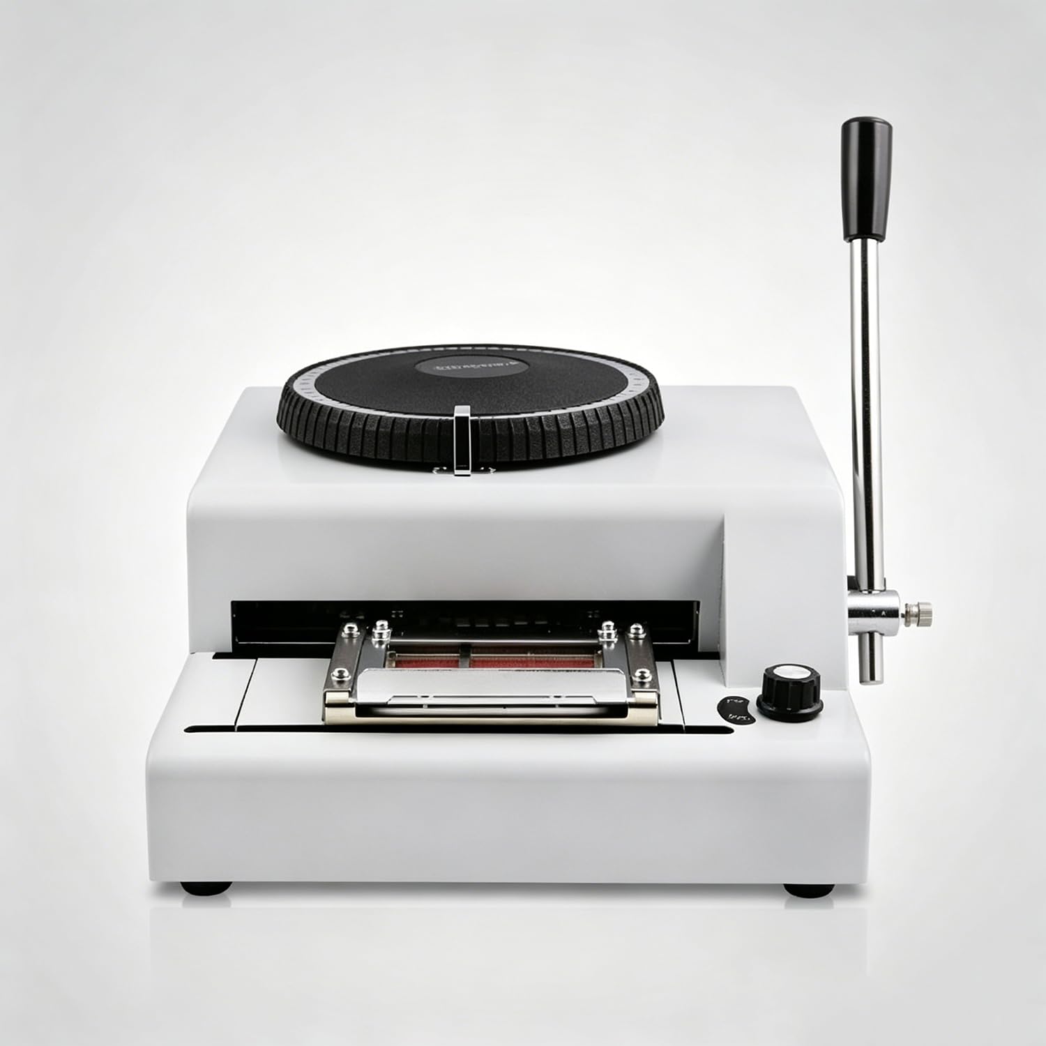 XueFulxion No Electricity Manual Card Embosser with Adjustable Depth