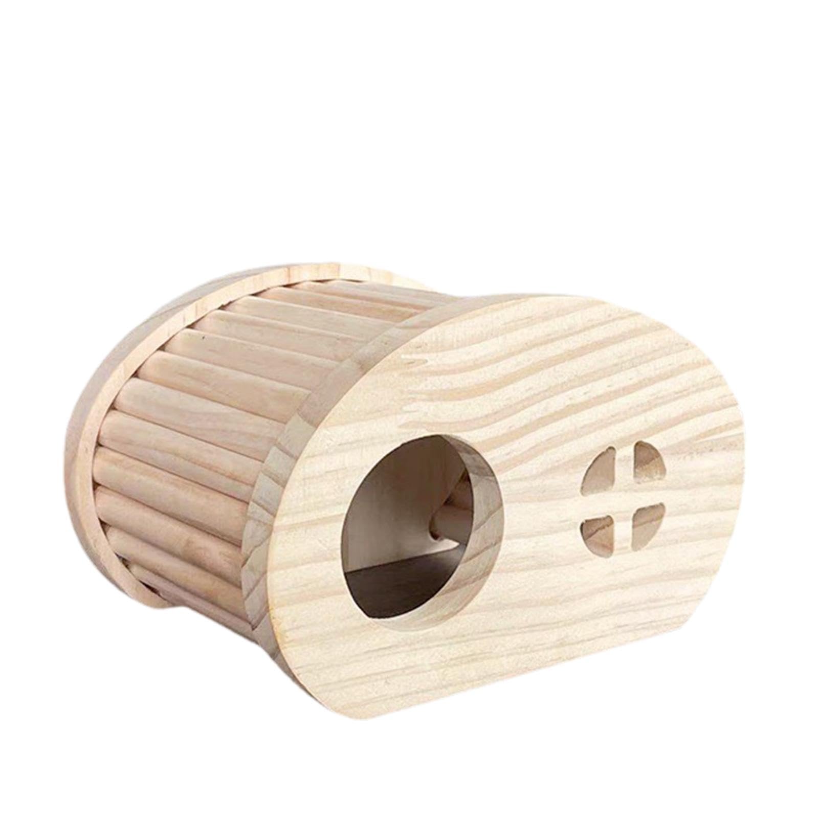 Zuasdvnk Hamster House Bed,Hamster Wooden Habitat House - Cage Toy, Hamster House Habitats Decor House Small Animal Out For Hamster Mice Gerbils