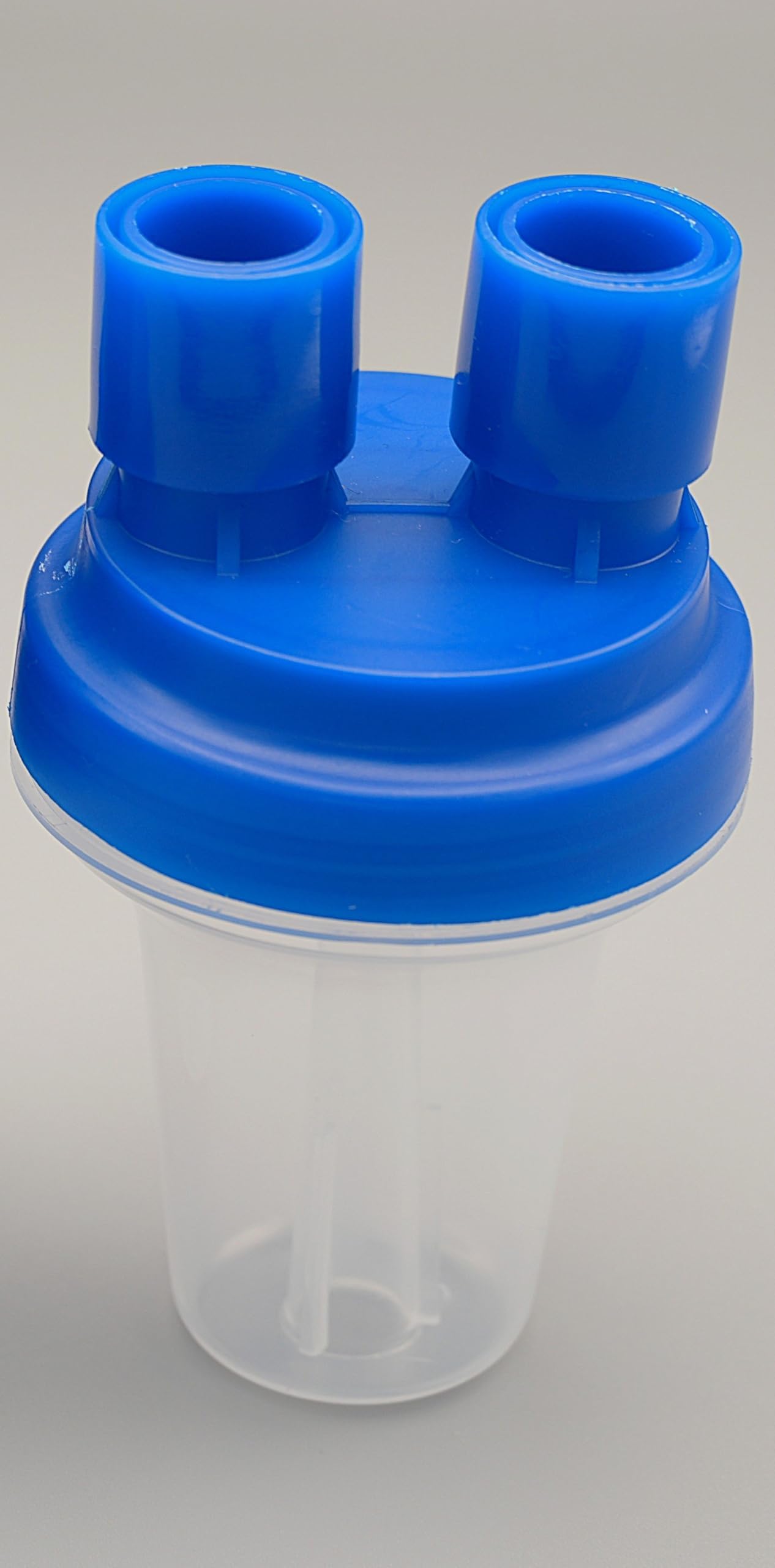 [京ディスポ医療機器®] 【ウォータートラップ青】自動シール式 医療用ウォータートラップ 30cc容量 呼吸回路管用 自動シール式 青色 薬霧吸入 吸入器具 水滴貯留 水滴 水滴回収 人工呼吸器 ネブライザー 医療用 在宅医療 在宅看護 在宅介護 PMDA認可 医療機器総合機構認証 (1)