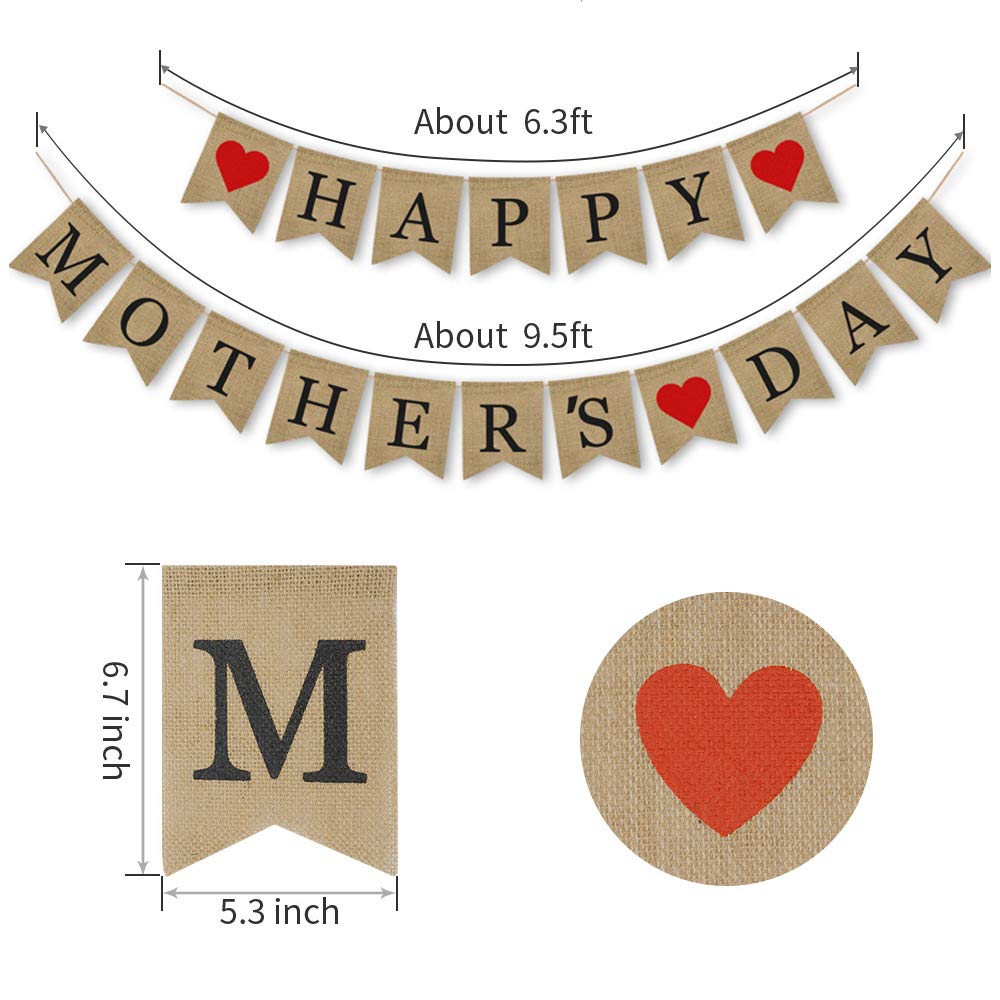 ぶぅーふぅたんさま 母の日 Amazon.co.jp: Happy Mothers Day バナー | 素朴な母の日