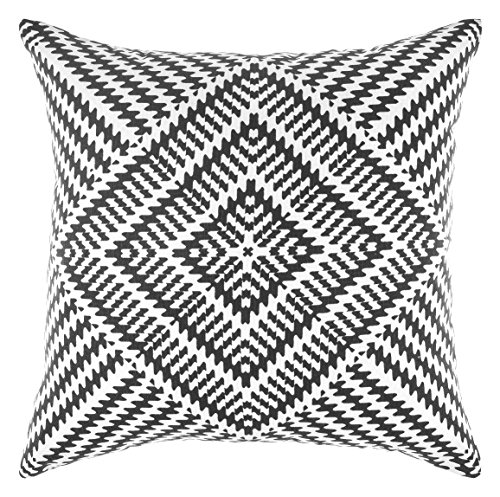 Housse de coussin pour canapé confortable noir TreeWool en coton doux - 3
