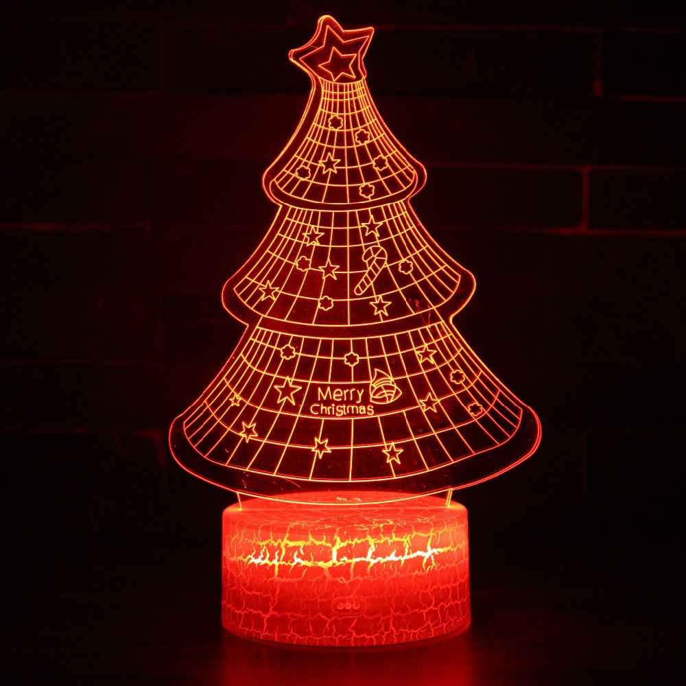 Voilier Veilleuse Pour Enfants,Lampe Illusion 3D Pépinière Led Lumière