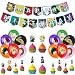Babioms My Hero Academia, Accessori per Feste di Compleanno, 12 Topper per Cupcake, 12 Palloncini, 1 Compleanno Banner, Set Regalo Decorazione Feste