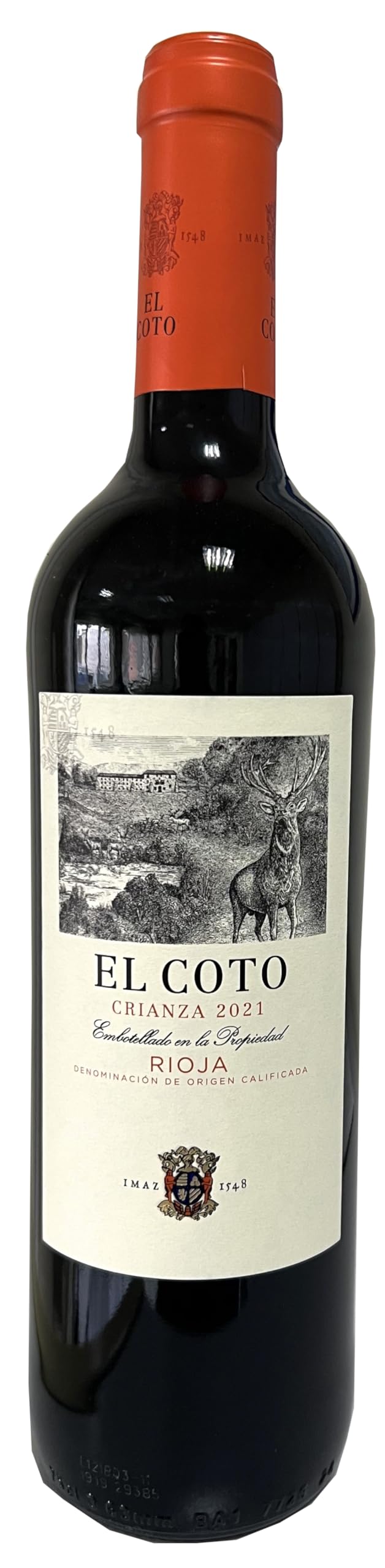 El Coto de Rioja Tinto Crianza Rioja DOCa Tempranillo Trocken Spanien I Visando Paket (6 x 0,75l)