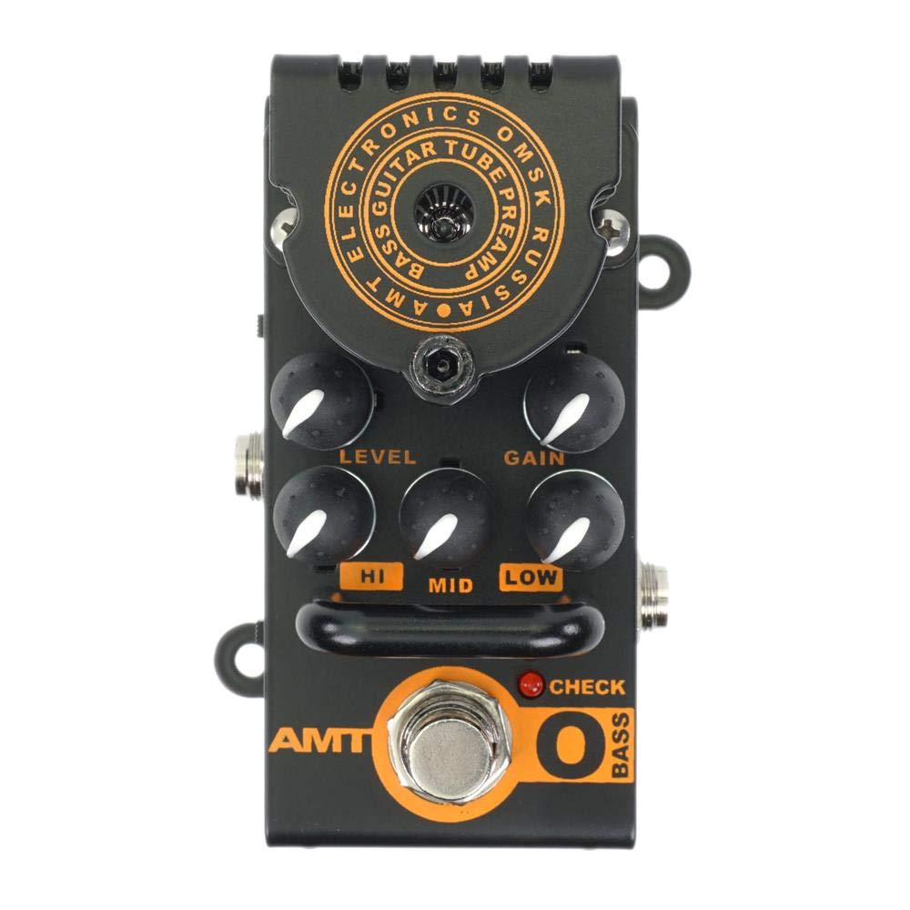 AMT Electronics Bricks O-Bass Préamplificateur de guitare basse à 1 canal (Orange AD200 mark3)