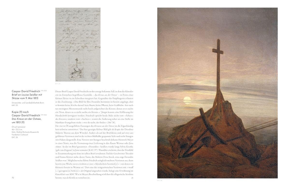 Caspar David Friedrich Goethe Und Die Romantik In Weimar /allemand: Katalog zur Ausstellung im Schiller-Museum Weimar; Kunstgeschichte; Kunst der Weimarer Klassik