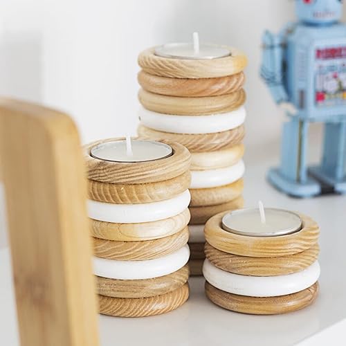 Vista 3 de 300 PCS Wooden Rings for Crafts 1.6 Inch Smooth Solid Natural Unfinished Wood Rings for Macrame Pendant DIY Wood Hoops (100 PCS - 2.4 Inch) 20