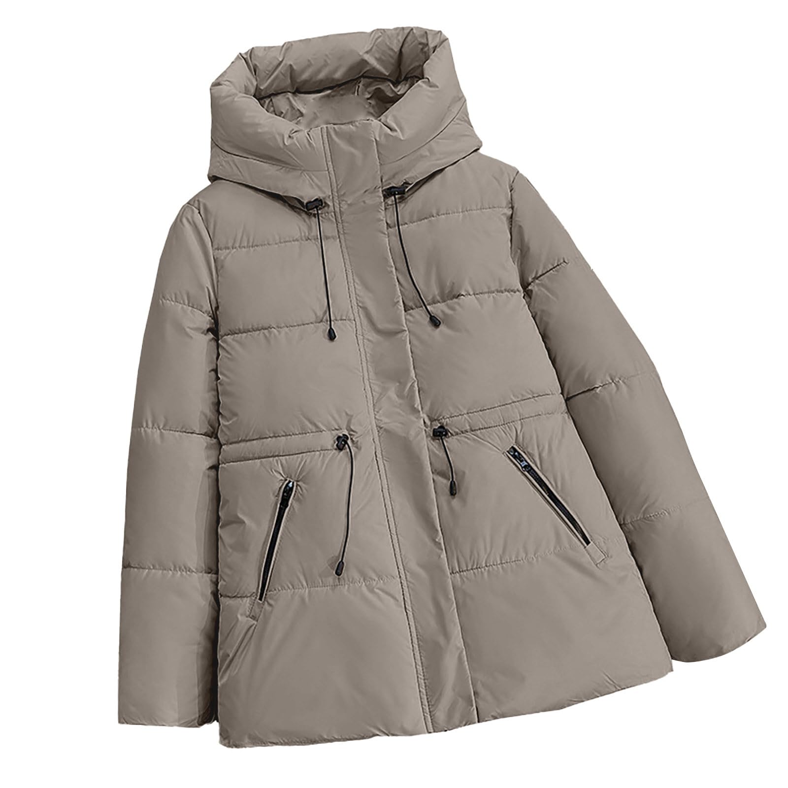 Chaqueta De Mujer Plumifero Mujer Plumifero Ultraligero Chaqueta Invierno Plumon Plumiferos Cortos Acolchada De Invierno Chaquetas Plumas Plumiferos Acolchada Ligera Vestir Anoraks Negra Cortavientos