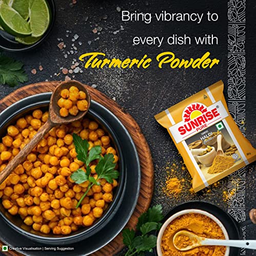 Image of Sunrise Pure Turmeric Spice Powder Pouch, 500 Gram