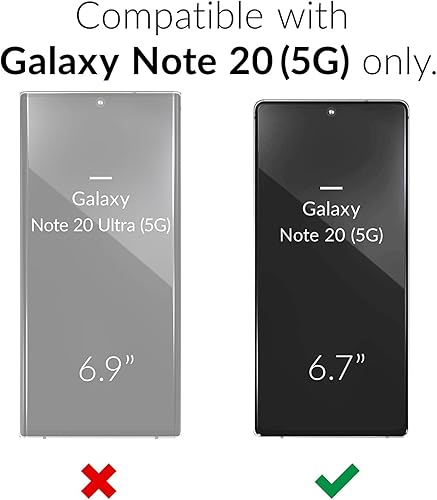 Miniatura 2 de oakxco Funda para teléfono Samsung Galaxy Note 20Note 20 5G, agarre de silicona líquida, funda delgada de goma suave TPU lisa de gel para mujeres y