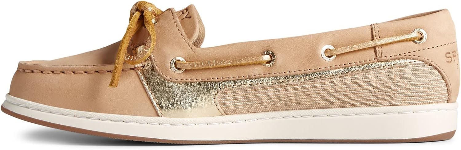 Sperry womens Starfish 1-eye Boat Shoe, Tan, 8.5 US