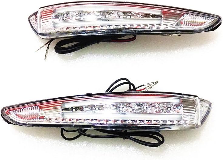 July King Rearview Mirror LED Lights, Yellow Side Turn Signals + Width Light