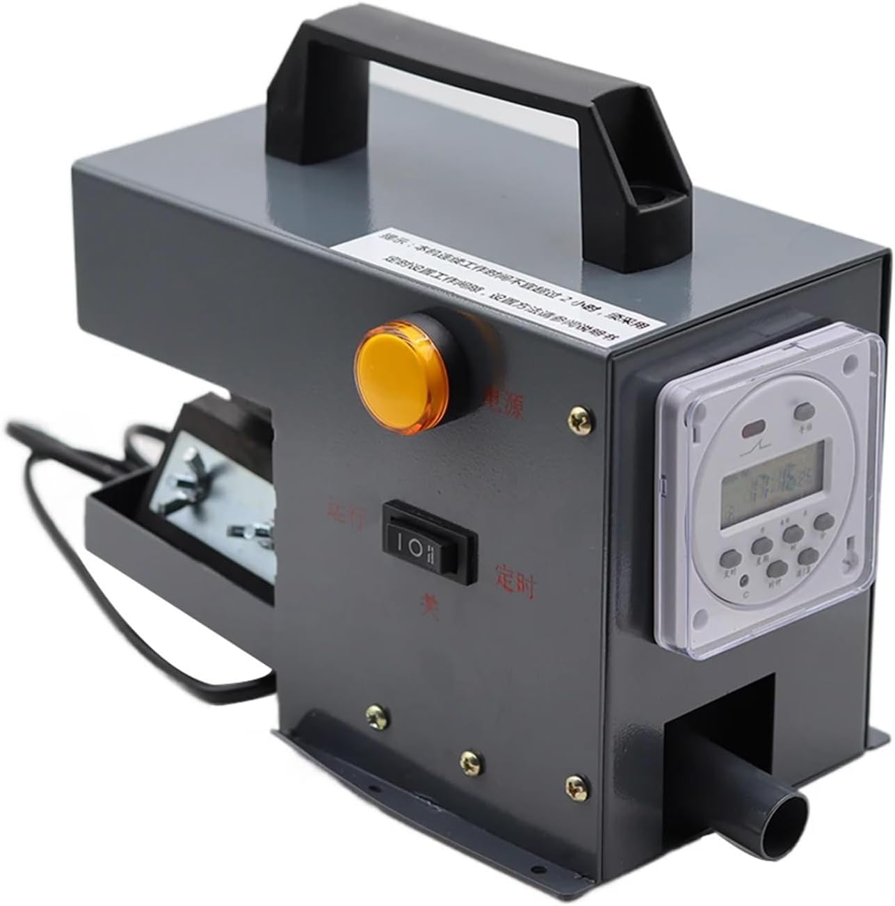 Écrémeur dhuile Portable 14 W, séparateur Huile-Eau à Bande dacier usinée CNC, débit de récupération de 13 l/h Usage Industriel