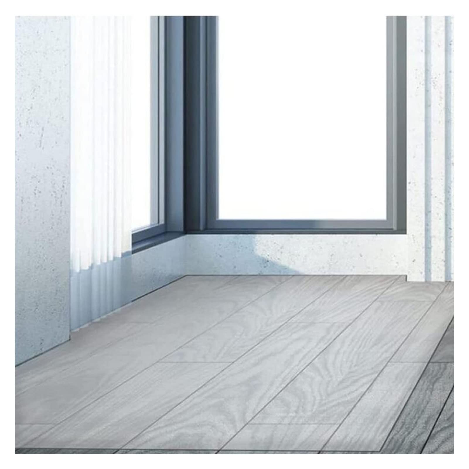 1,5mm Holz Bodenschutzmatte, Durchsichtiger Tischdecke Schutz, Benutzerdefinierte Größe, Kommerzielle Eingangsmatte für Zu Hause, Willkommensmatte,larghezza 110/120/130/140/150/160cm(120x160cm)