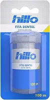 Hillo Fita Dental, 100 Metros, Maior Largura e Mais Superfície de Contato para Remoção Eficiente de Resíduos