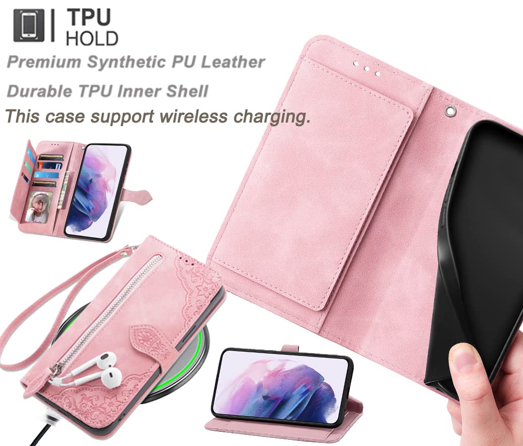 BAILI Custodia con Cerniera per Oppo Find X3 PRO, Tasca