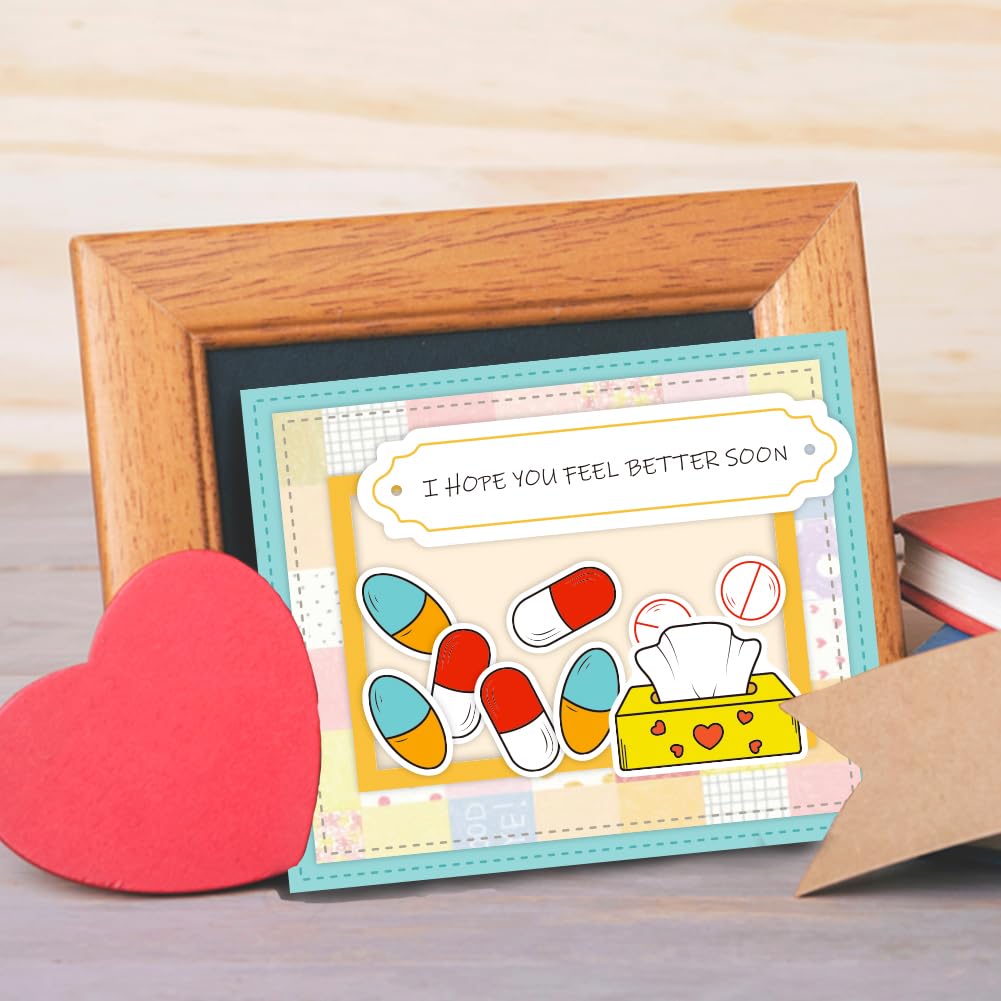 Große Transparente Stempel & Stanzformen-Set – Für Grußkarten, Scrapbooking, DIY-Basteln