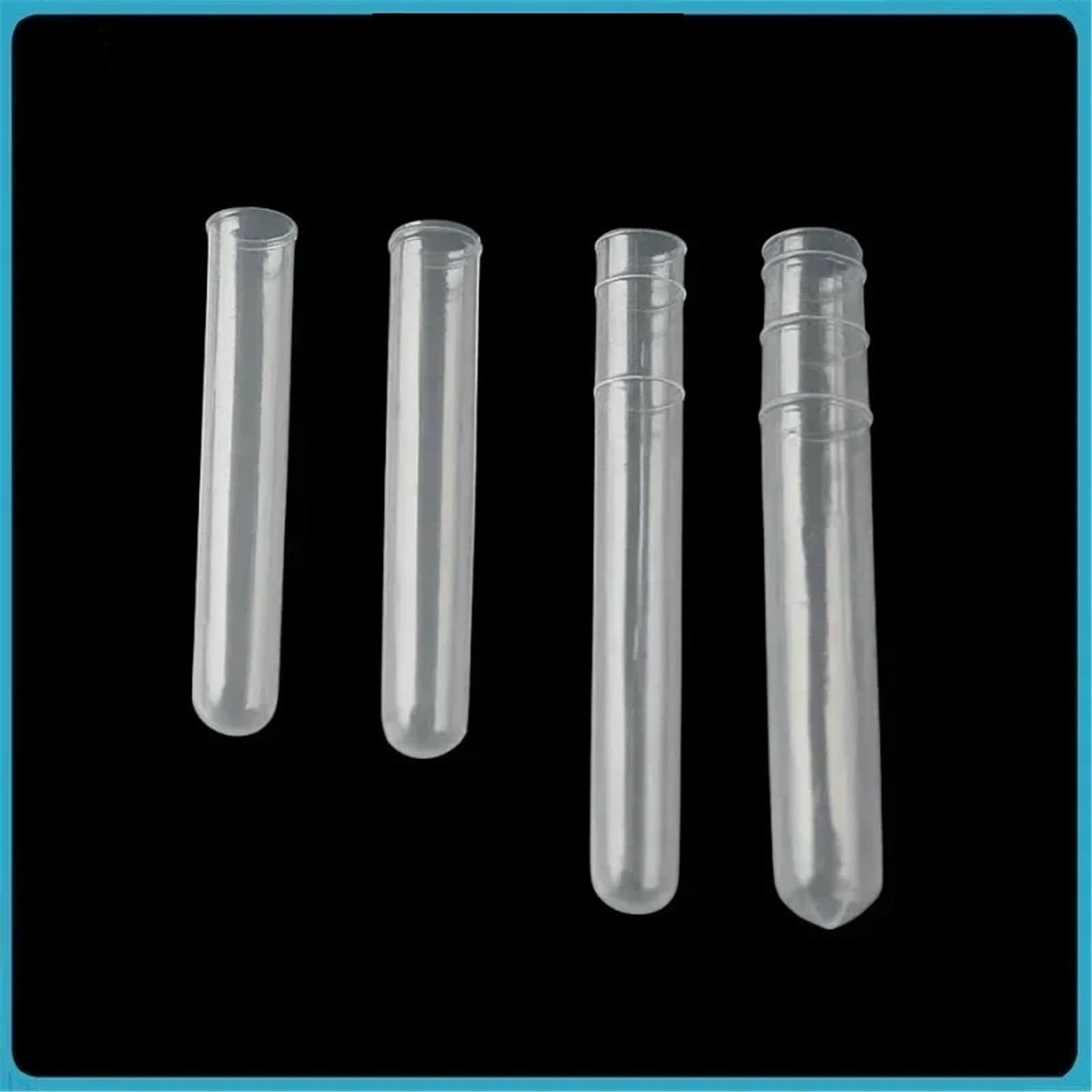 apparecchi per laboratorio Provetta in polietilene 12 mm * 75 mm Provetta in plastica monouso Provetta flessibile in PE traslucido 500/PK
