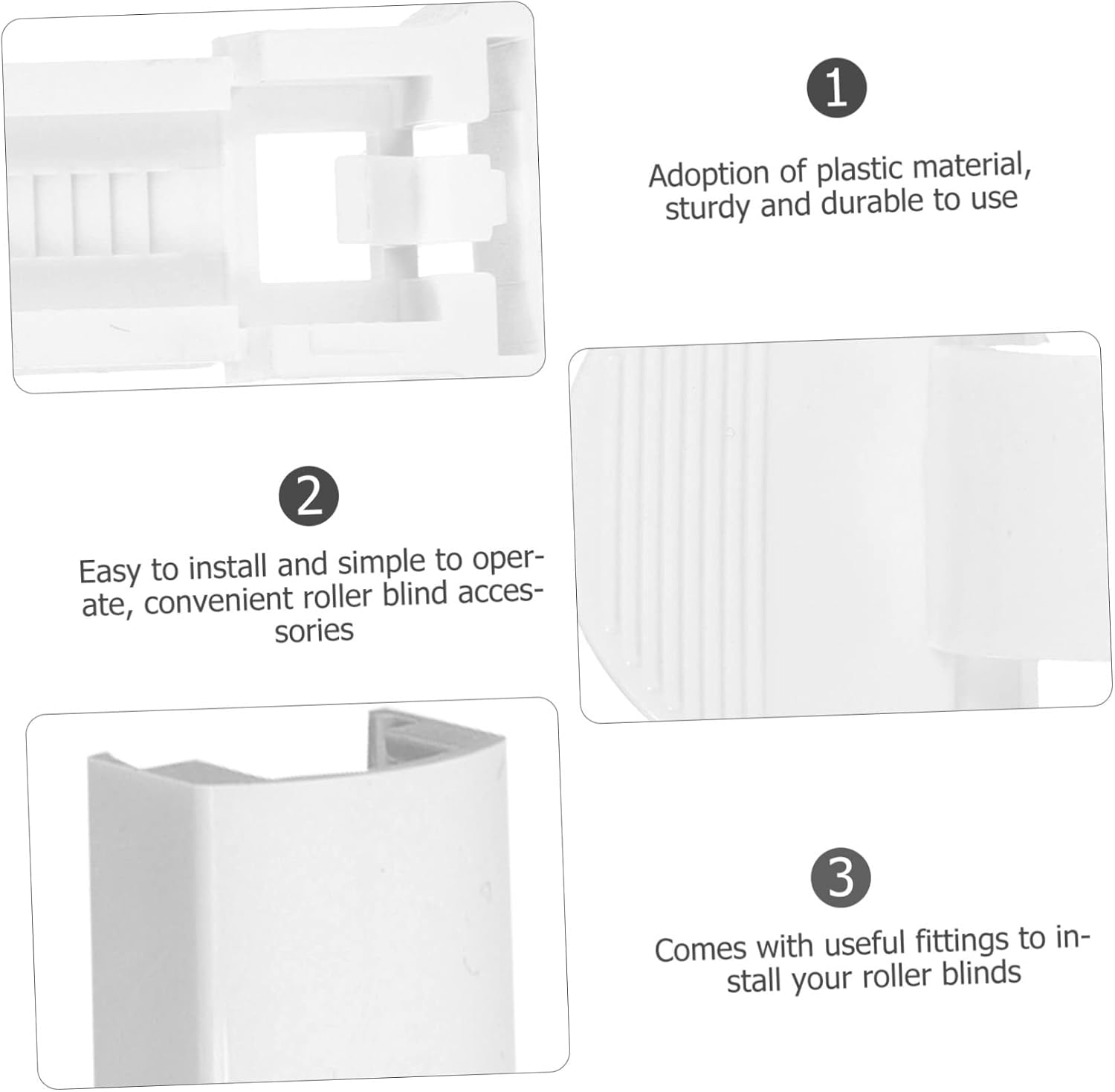 1set Roller Blind Repair Kit Sturdy Accessories for Pleated Curtains Blinds Controller Parts for Use for Home Window Treatments