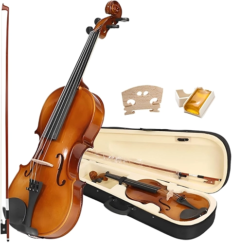 Violino Acústico 4/4 Arco Breu Cavalete Mdf Estojo Luxo
