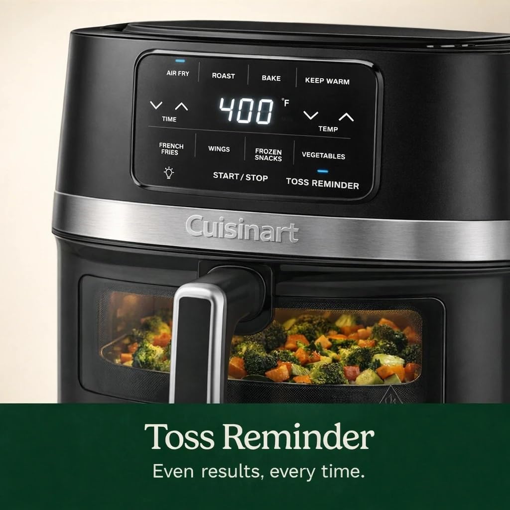 Cuisinart Air Fryer Oven, Stainless Steel Air Fryer, 4.5-Qt Fryer