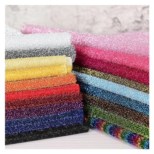 Tissu pailleté polyester élasthanne 130g/m² largeur 150cm - 2
