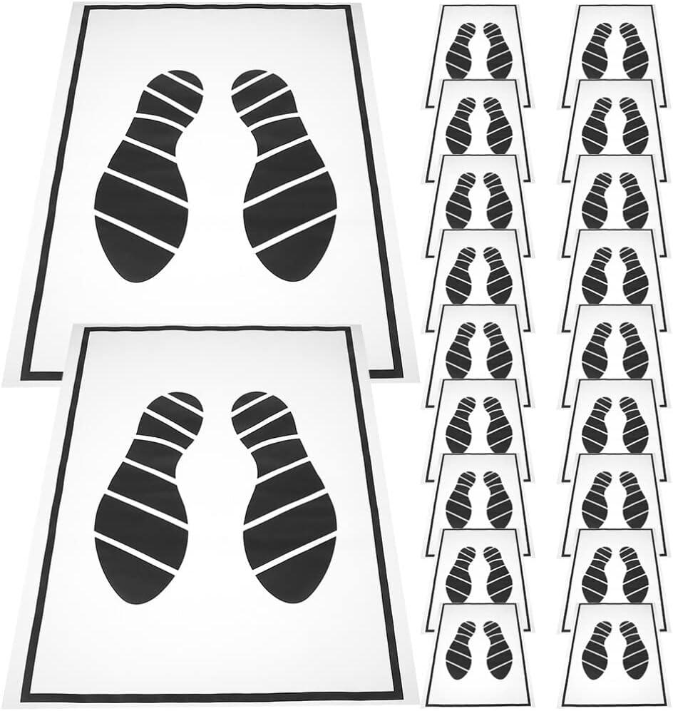 IMIKEYA Paper Floor Mat 100Pcs Disposable Car Floor Mats