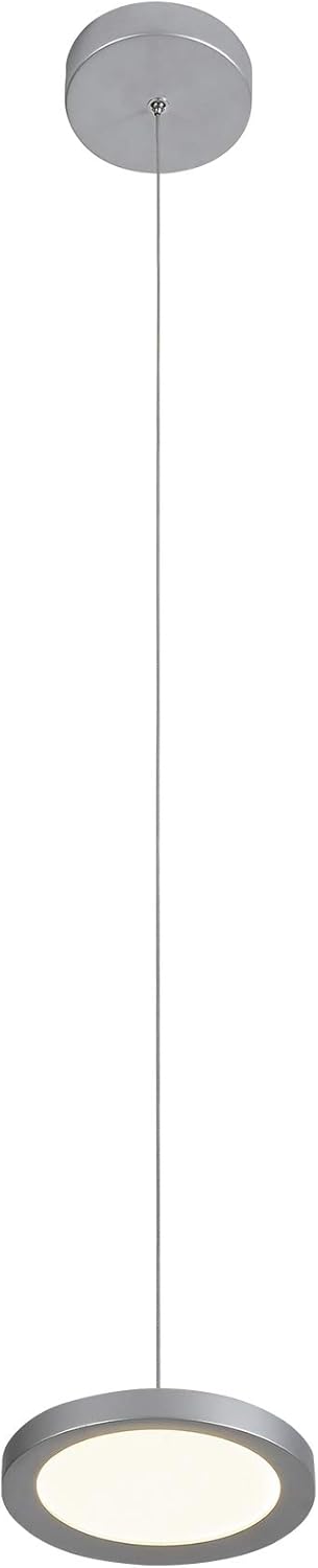 Gеt Dіѕсоunt 70% Prісе VONN Salm VMP22530AL 6 Pendant Lighting Fixture in Silver Integrated LED, 6 L x 6 W x 61.75 (39.25) H